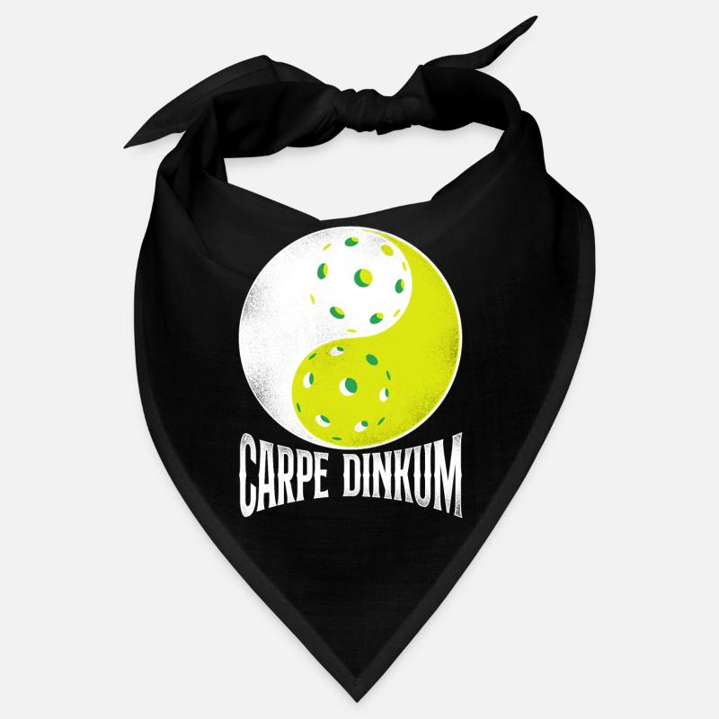 Pickleball Pun Yin And Yang Carpe Bandana