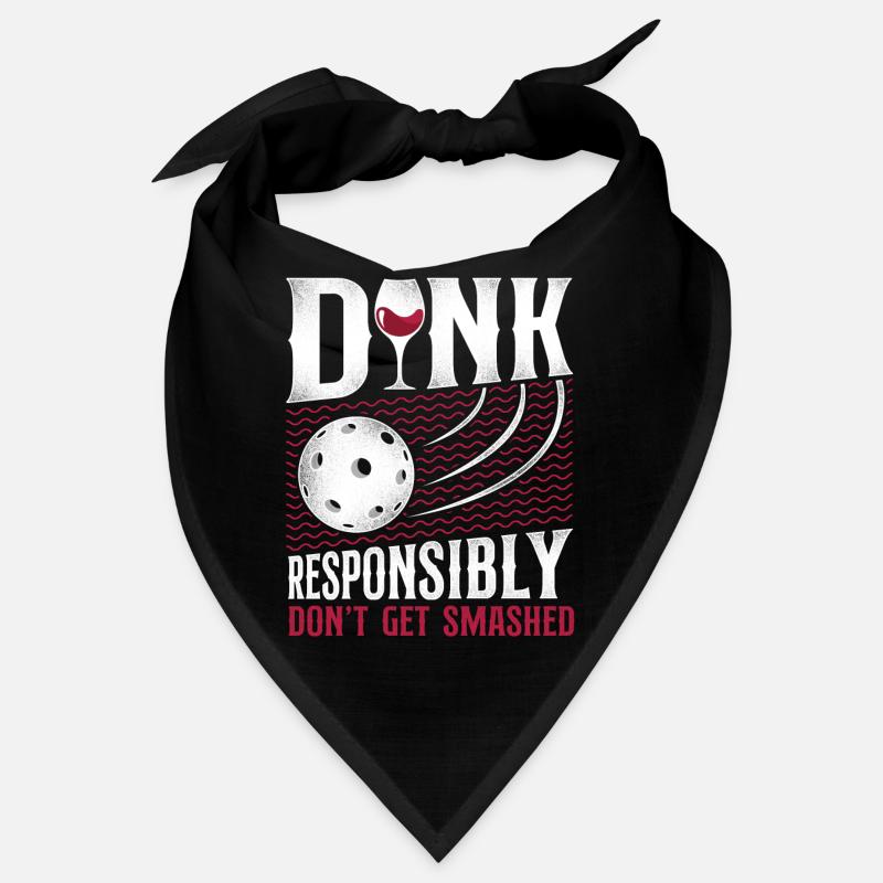 Pickleball Pun Wine Dink Bandana