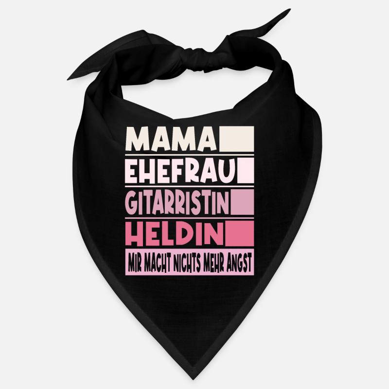 Gitarristin Mama Ehefrau Heldin Bandana