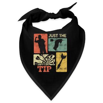 Darts Tip Just the Tip Dart Flights Dart - Bandana - Schwarz - Vorne