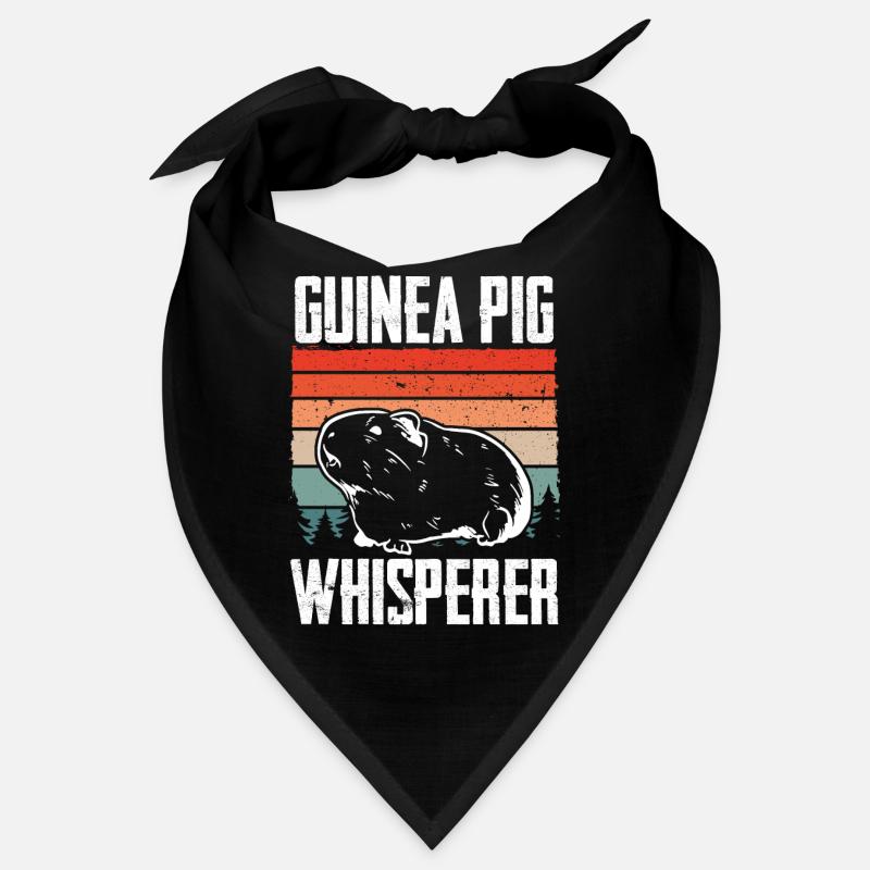 Cochon d’Inde Whisperer Retro Bandana