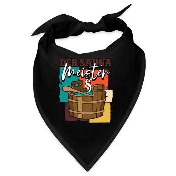 Sauna - Bandana - Schwarz - Vorne