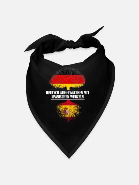 Deutsch mit spanischen Wurzeln - Bandana - Schwarz