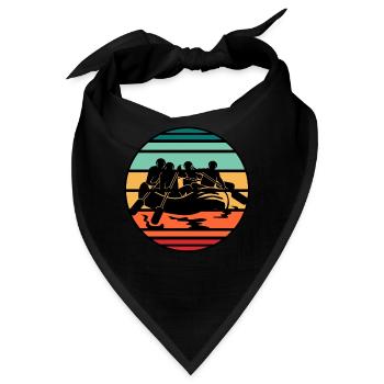 Fluss Rafting - Bandana - Schwarz - Vorne