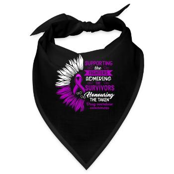 Drug Overdose Awareness Shirt, das die - Bandana - Schwarz - Vorne