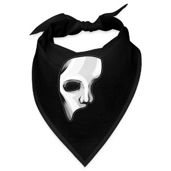 Opera Phantom Mask Halloween - Bandana - Schwarz - Vorne