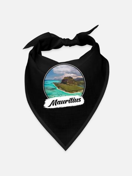 Mauritius Souvenir - Bandana - black - Front