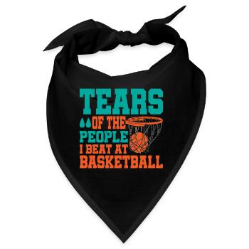Tears Of The People I Beat At Basketball - Bandana - Schwarz - Vorne