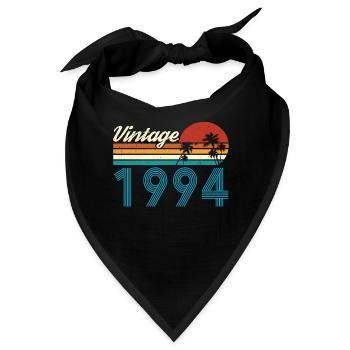 Vintage 1994 Vintage Geburtstag Retro Vintage - Bandana - Schwarz - Vorne