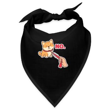 Shiba Inu - Bandana - Schwarz - Vorne