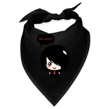 EMO lebt | Jungen Emo Kleidung | Emocore-| Emo Musik - Bandana - Schwarz - Vorne