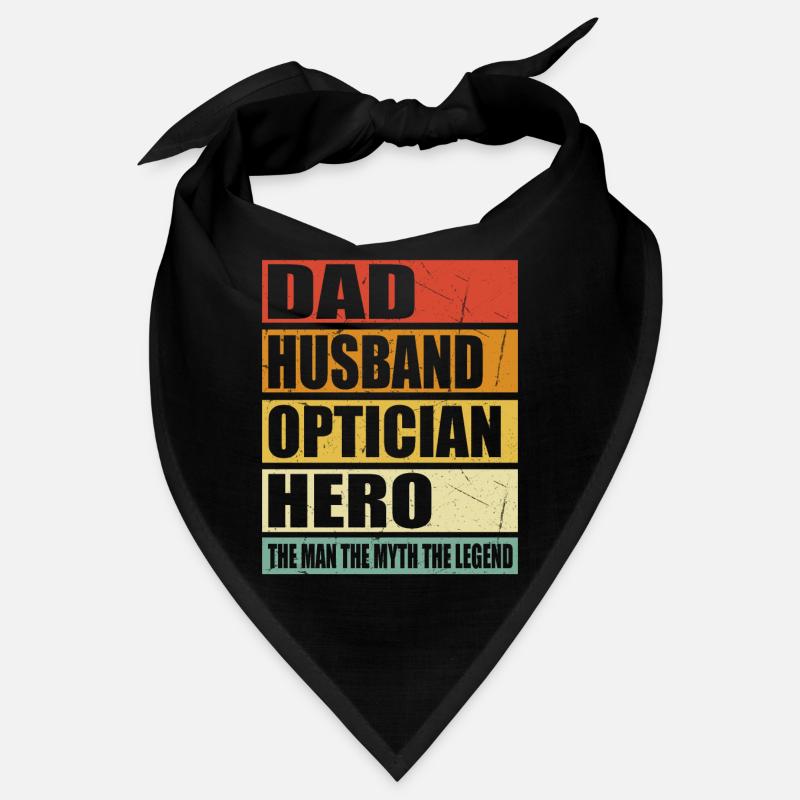 Father Husband Optician Hero Bandana