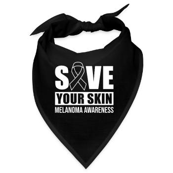 Save Your Skin Melanoma Awareness - Bandana - Schwarz - Vorne