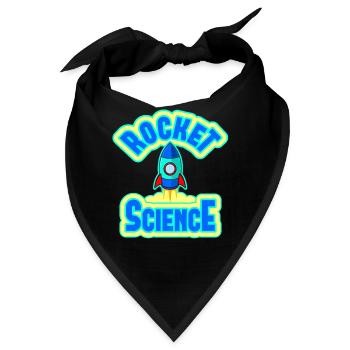 Raketenwissenschaft Rocket Science Kinder - Bandana - Schwarz - Vorne