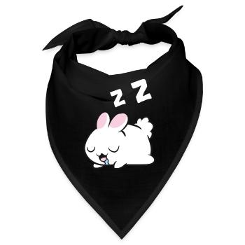Sleeping Rabbit Sleeping Pajama Rabbit - Bandana - Schwarz - Vorne