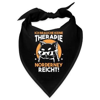 Nordsee Norderney - Bandana - Schwarz - Vorne