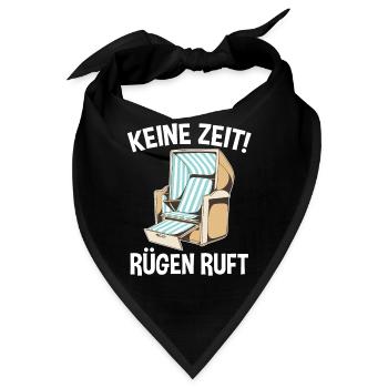 Ostsee Rügen - Bandana - Schwarz - Vorne
