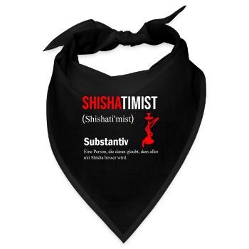 Shisha - Bandana - Schwarz - Vorne