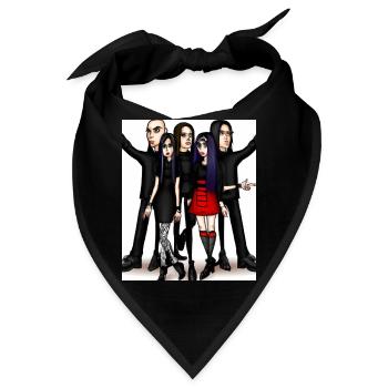Corporate Goth Gothic Clique Freunde - Bandana - Schwarz - Vorne
