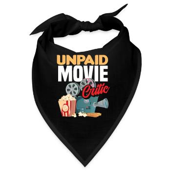 Film Kritiker Kinogänger - Bandana - Schwarz - Vorne