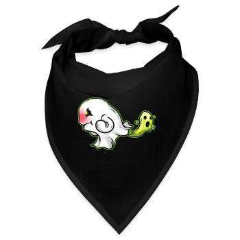 Ghost Farts A Spirit Fart Halloween - Bandana - Schwarz - Vorne