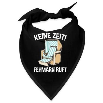 Ostsee Fehmarn - Bandana - Schwarz - Vorne