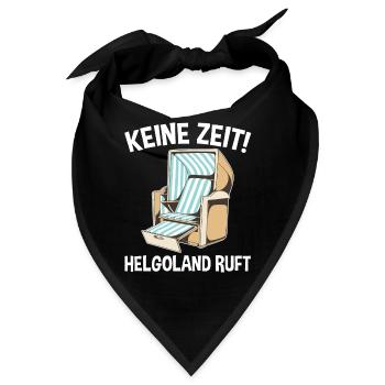 Nordsee Helgoland - Bandana - Schwarz - Vorne