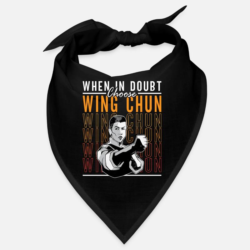 Wing Chun When In Doubt Choose Fighter Kung Fu Bandana