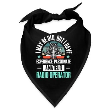 Amateur Spektrum Hobbyist Radio Analyzer - Bandana - Schwarz - Vorne