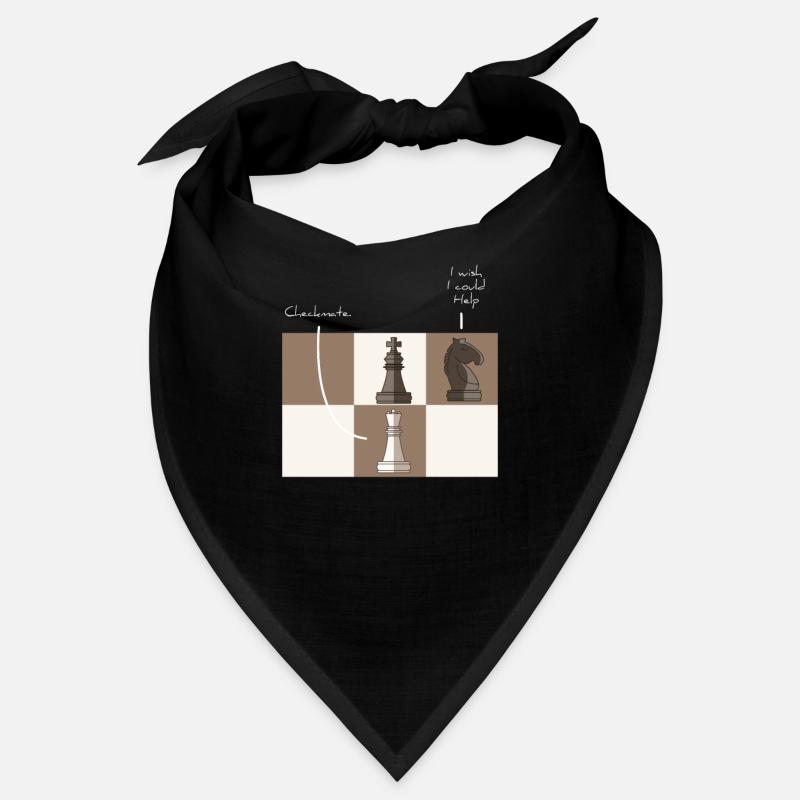 I wish I could help - Bandana - black