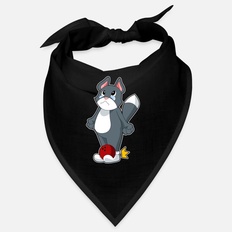 Boule de bowling pour chat Bandana