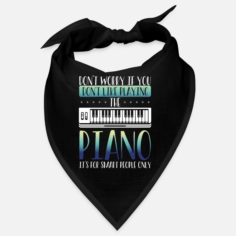 Piano is for smart people Bandana