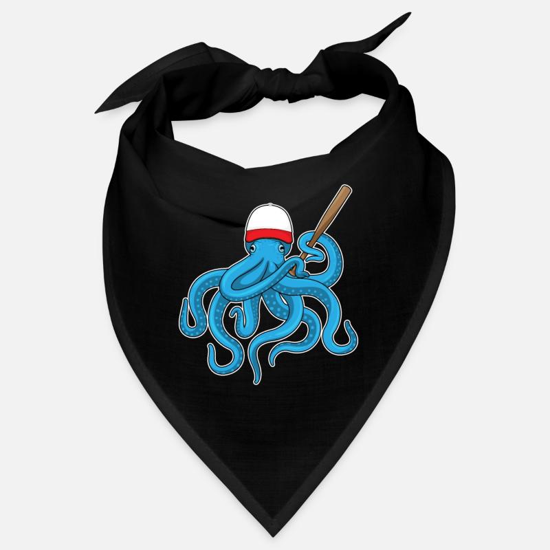 Octopus Baseball Baseball Bat Bandana