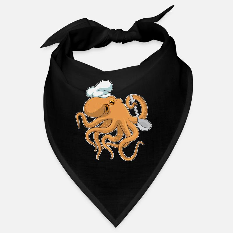 Octopus Cooking Cooking Spoon Bandana