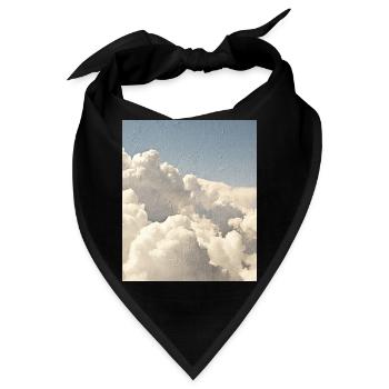 Vintage Cloud Aesthetic Dreamcore - Bandana - Schwarz - Vorne