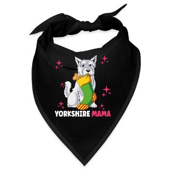 Yorkshire Mama - Bandana - Schwarz - Vorne