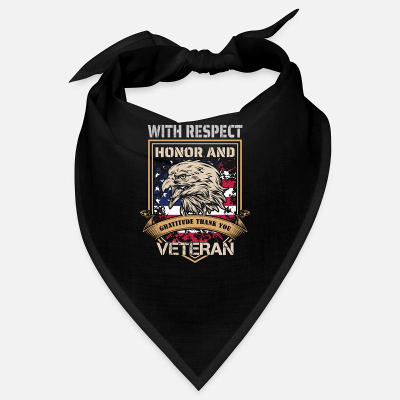 Mit Respekt Ehre Und Dankbarkeit Danke Veteran Bandana
