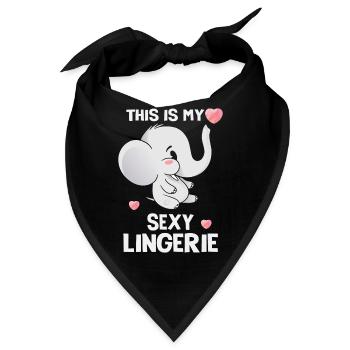 Lustig, Sexy, Pervers, Das Ist Mein Sexy - Bandana - Schwarz - Vorne