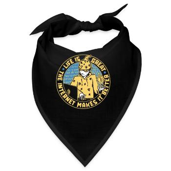 Web Entwickler Webdeveloper Web-Entwickler - Bandana - Schwarz - Vorne