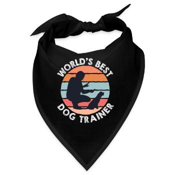 Hundetrainer Hundetrainer - Bandana - Schwarz - Vorne