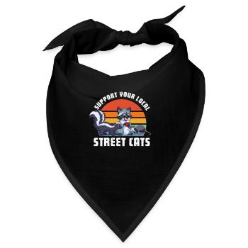 Stinktier - Bandana - Schwarz - Vorne