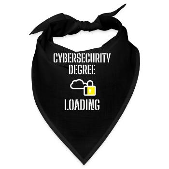 Cybersecurity - IT-Sicherheit Informatiker - Bandana - Schwarz - Vorne