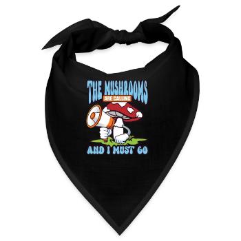 Morels Mushroom Picker Mushroom Farmer Mushroom - Bandana - Schwarz - Vorne