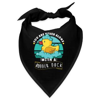 Rubber Duck Ducks Bird Hunt Duck lover Gift Idea - Bandana - Schwarz - Vorne