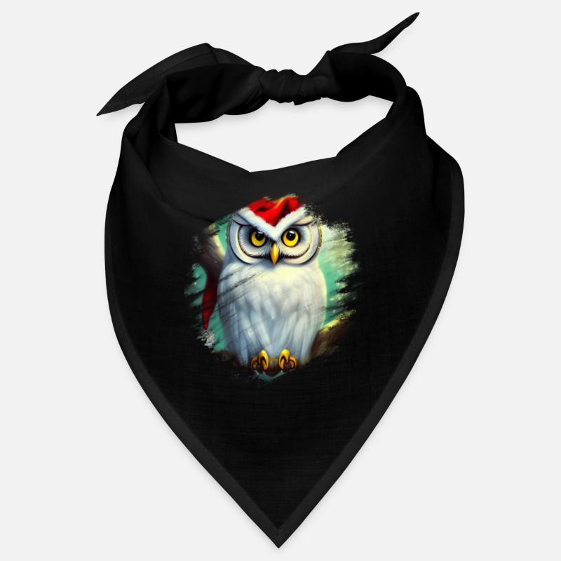 White Snowy Owl Bandana