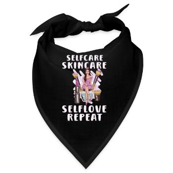 Beautician Esthetician Make Up Beauty-care Salon - Bandana - Schwarz - Vorne