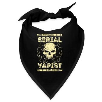 Vaping Serial Vapist E-zigarette - Bandana - Schwarz - Vorne