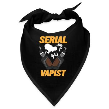 Vaping Serial Vapist E-zigarette - Bandana - Schwarz - Vorne