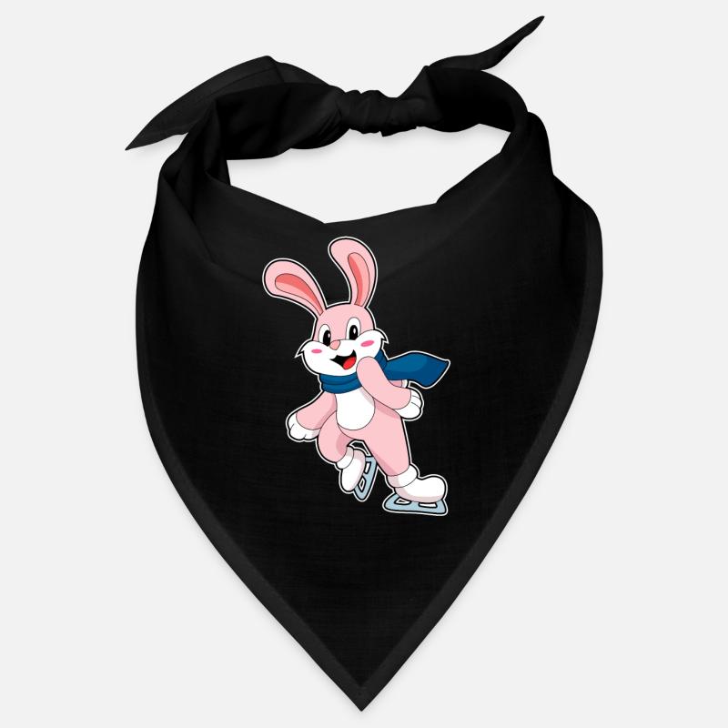Lapin patins à glace Bandana
