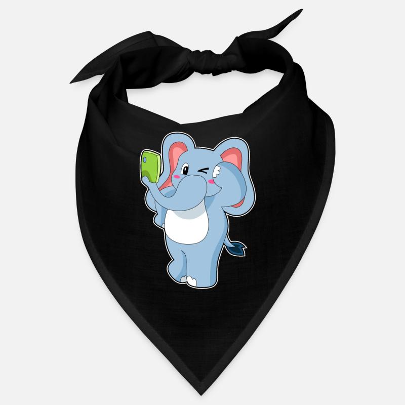 Elephant mobile phone Bandana